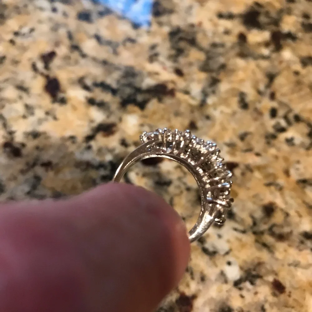💍Cluster Faux Diamond Ring